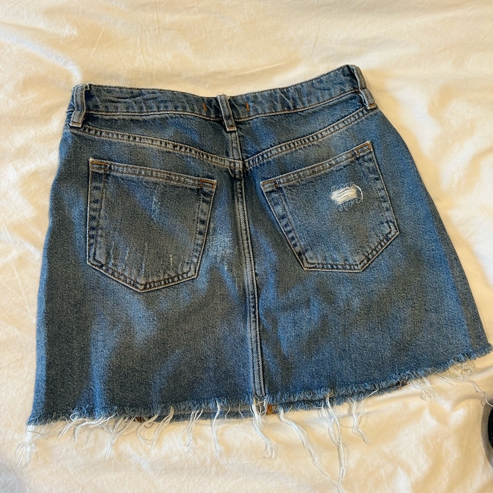 Free People - We the Free denim mini skirt - Picture 3 of 3